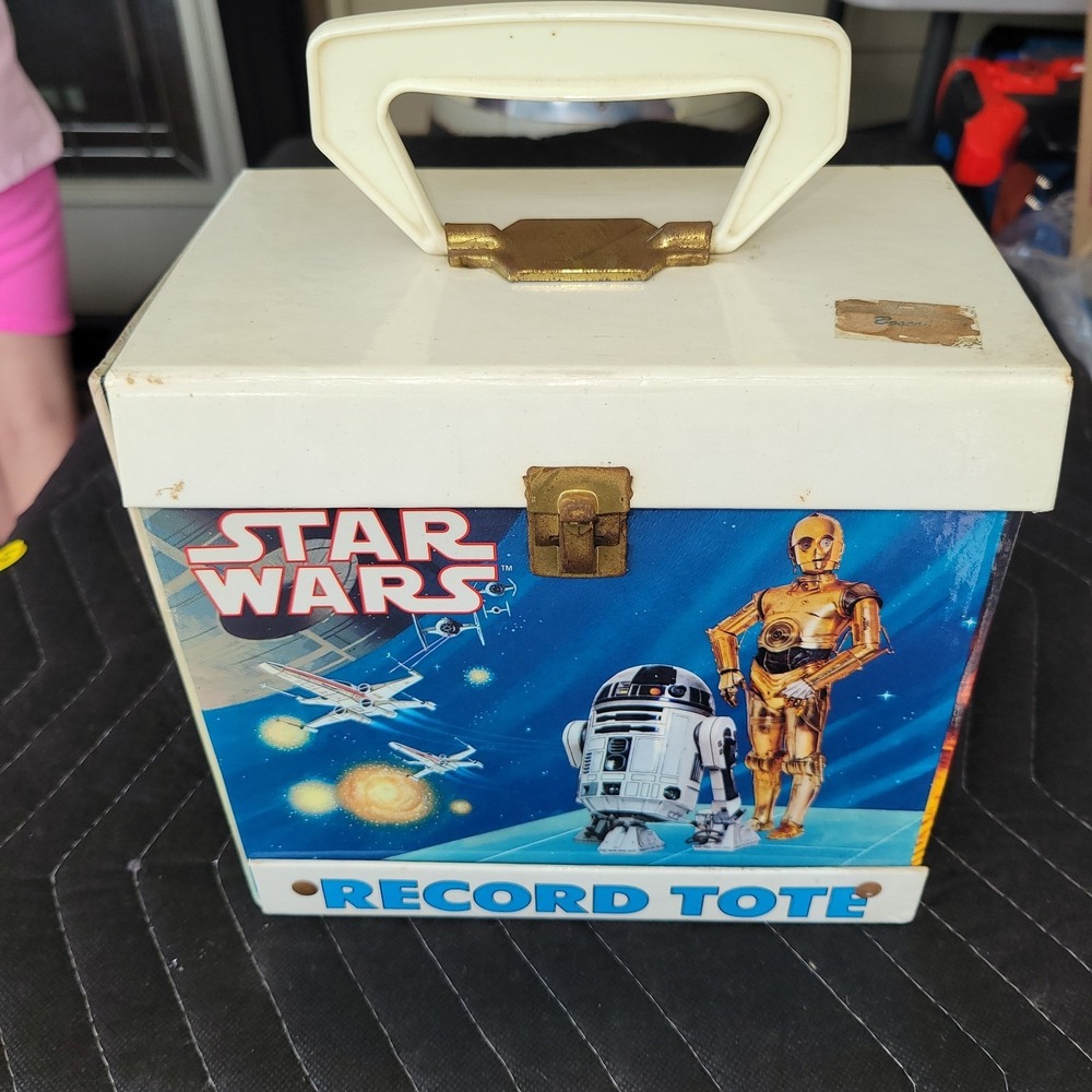 Star Wars 1982 Record Tote Return of the Jedi Droid World 1983 Book & Record